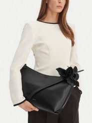 GINO ROSSI Torebka C-LDA8483 Czarny. Czarne torebki klasyczne damskie Gino Rossi, bez wzorów, z materiału, bez dodatków. Za 229.99 zł.