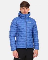 Męska kurtka ocieplana Kilpi ALBA-M. Niebieskie kurtki męskie Kilpi, na zimę, m, bez wzorów, z materiału, eleganckie, bez kaptura. Za 466.00 zł.