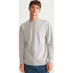 Bluza - Jasny szary. Szare bluzy bez kaptura męskie Reserved, m. Za 79.99 zł.