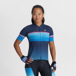 Koszulka rowerowa damska Rogelli Impress II. Czerwone topy sportowe damskie Rogelli, l, bez wzorów, z elastanu, bez ramiączek. Za 345.00 zł.