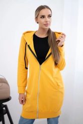 Bluza sukienkowa z kapturem musztardowa. Bluzy z kapturem damskie KESI, l, z bawełny. Za 234.40 zł.