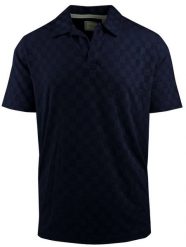 Męska Koszulka Polo z Dekoltem Bez Guzików - Brave Soul - Granatowa. Niebieskie koszulki polo męskie Brave Soul, l, bez wzorów, z dzianiny, bez ramiączek. Za 129.00 zł.