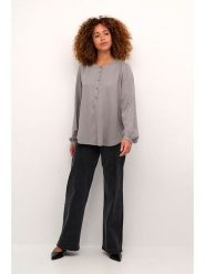 Kaffe Bluzka w kolorze szarym rozmiar: 44. Szare bluzki damskie Kaffe, bez wzorów, z wiskozy, bez kołnierzyka, bez ramiączek. Za 60.99 zł.