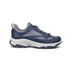 Buty trekkingowe męskie Ecco Receptor XP GTX. Niebieskie buty trekkingowe męskie ECCO, z materiału, bez zapięcia, trekkingowe. Za 889.00 zł.
