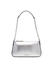 MICHAEL Michael Kors Torebka 32S4S8EW6M Srebrny. Szare torebki klasyczne damskie MICHAEL Michael Kors, bez wzorów, ze skóry, wizytowe, bez kołnierzyka, bez ramiączek. Za 609.99 zł.