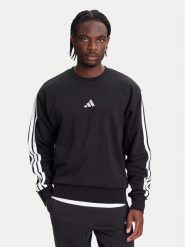 Adidas Bluza Essentials 3-Stripes JE6304 Czarny Regular Fit. Czarne bluzy bez kaptura męskie Adidas, m, z bawełny. Za 149.99 zł.