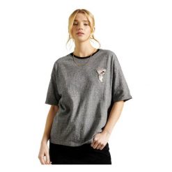 Koszulka turystyczna damska Superdry Military Narrative Boxy. Czarne bluzki sportowe damskie Superdry., s, bez wzorów, z bawełny, bez ramiączek. Za 92.00 zł.