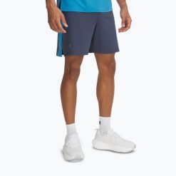 Spodenki do biegania męskie Under Armour Launch Pro 7". Szare szorty męskie Under Armour, bez wzorów, sportowe. Za 169.99 zł.