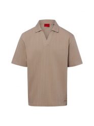HUGO koszulka polo - Dalibo Mężczyźni Bawełna brązowy, L. Brązowe koszulki polo męskie Hugo, l, bez wzorów, z bawełny, bez ramiączek. Za 429.95 zł.