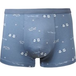 Bokserki Obcisłe, Niebieskie w Rekiny, Bawełniane, Majtki z Elastanem -ALTIES. Niebieskie bokserki męskie Alties, bez wzorów, z bawełny. Za 35.00 zł.