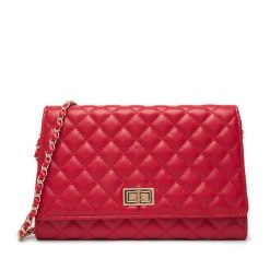 Torebka Badura. Czerwone torebki klasyczne damskie Badura, bez wzorów, bez dodatków. Za 129.99 zł.