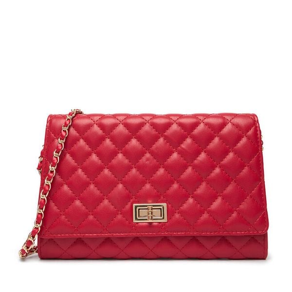 Torebka Badura. Czerwone torebki klasyczne damskie Badura, bez wzorów, bez dodatków. Za 129.99 zł.