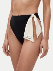KARL LAGERFELD Dół od bikini B2W46028 Czarny. Czarne bikini damskie Karl Lagerfeld, bez wzorów. Za 259.99 zł.