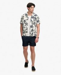 Superdry Cabana Poolside Koszula Krótki Rękaw – 100% bawełna organiczna,. Brązowe koszule damskie Superdry., na lato, xl, bez wzorów, z bawełny, bez kołnierzyka, bez ramiączek. Za 301.95 zł.