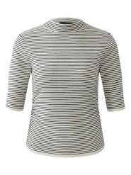 Oui Sweter w kolorze biało-czarnym rozmiar: 40. Białe golfy damskie Oui, bez wzorów, bez ramiączek. Za 252.94 zł.