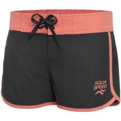 Szorty pływackie damskie Aqua Speed Viki. Czarne szorty damskie Aqua-Speed, bez wzorów, z elastanu, sportowe. Za 64.99 zł.