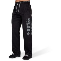 Logo Mesh Spodnie - Czarny. Czarne spodnie sportowe męskie GORILLA WEAR, z meshu. Za 234.00 zł.