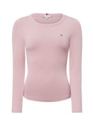 Tommy Hilfiger koszulka z długim rękawem Kobiety wiskoza różowy, XS. Czerwone t-shirty damskie Tommy Hilfiger, uniwersalny, bez wzorów, z wiskozy, bez kołnierzyka. Za 199.95 zł.