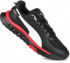Buty sportowe męskie Puma Wild Rider Route sneakersy. Czarne buty sportowe na co dzień męskie Puma, z materiału, bez zapięcia, trekkingowe. Za 249.00 zł.