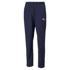 Spodnie męskie Puma teamRISE Sideline Pants. Białe spodnie materiałowe męskie Puma, bez wzorów, sportowe. Za 139.00 zł.