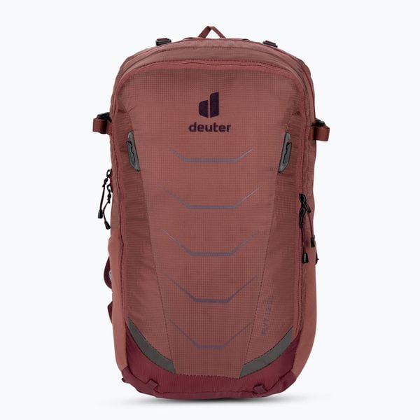 Plecak rowerowy damski deuter Flyt 12 l SL. Czerwone plecaki damskie Deuter, bez wzorów, z materiału. Za 483.00 zł.