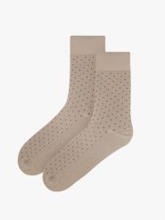 Skarpetki za kostkę męskie SKARPETY. Brązowe skarpetki męskie Ryłko, bez wzorów, z bawełny. Za 24.99 zł.