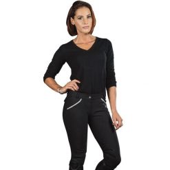 Damskie spodnie do jazdy konnej Flags&Cup Cayenne. Czarne spodnie materiałowe damskie FLAGS&CUP, bez wzorów, sportowe. Za 434.50 zł.