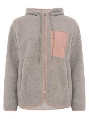 Zwillingsherz Kurtka polarowa "Classic" w kolorze szarym rozmiar: XL. Szare kurtki damskie Zwillingsherz, xl, bez wzorów, z polaru, bez kaptura. Za 153.71 zł.