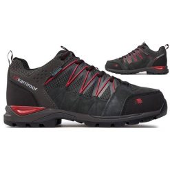 Buty turystyczne męskie Karrimor Pinnacle Low. Czarne buty trekkingowe męskie Karrimor, z gumy, bez zapięcia, trekkingowe. Za 474.99 zł.