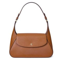 Torebka LAUREN RALPH LAUREN. Brązowe torebki klasyczne damskie Lauren Ralph Lauren, bez wzorów, bez dodatków. Za 1,079.00 zł.