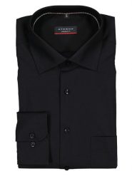 Eterna Koszula - Modern fit - w kolorze czarnym rozmiar: 43. Czarne koszule męskie Eterna, bez wzorów, z bawełny, bez kołnierzyka, bez ramiączek. Za 127.95 zł.