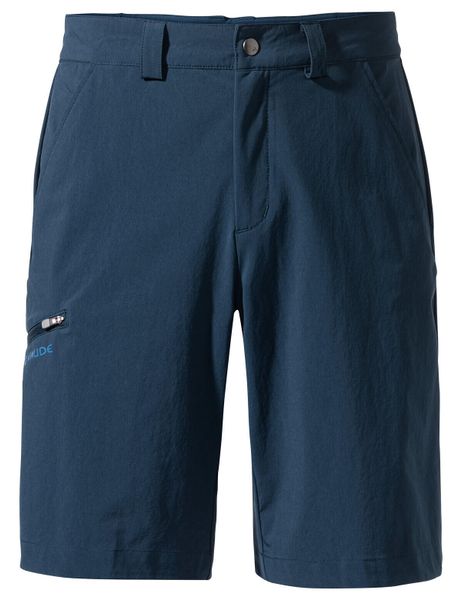 Spodenki męskie Farley Stretch Bermuda II. Niebieskie szorty męskie Vaude, bez wzorów, z materiału. Za 389.00 zł.