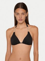 Guess Góra od bikini E6GJ41 KG272 Czarny. Czarne bikini damskie Guess, z aplikacjami. Za 299.99 zł.
