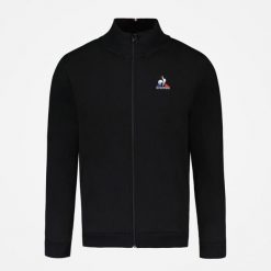 Bluza dresowa sportowa męska ESS FZ Sweat N°4 M. Czarne bluzy bez kaptura męskie Le Coq Sportif, m, z dresówki. W wyprzedaży za 325.75 zł.