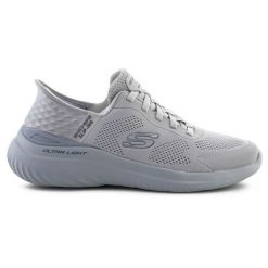 Buty Skechers Bounder 2.0-Emerged 232459-GRY szare. Szare buty fitness męskie bez zapięcia, na fitness i siłownię. Za 585.80 zł.