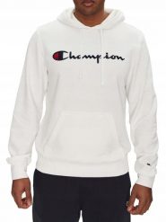 BLUZA męska CHAMPION 220726-WW001 kangurka z kapturem bawełniana biała L. Białe bluzy z kapturem męskie CHAMPION, l, z bawełny. Za 249.00 zł.