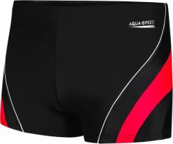 Spodenki pływackie męskie Aqua Speed Dennis. Niebieskie kąpielówki męskie Aqua-Speed, l, bez wzorów, z dzianiny, na fitness i siłownię. Za 75.99 zł.