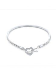 CHARM'S Srebrna bransoletka z elementem ozdobnym rozmiar: onesize. Szare bransoletki damskie CHARM'S, srebrne. Za 188.85 zł.