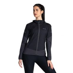 Kurtka damska Kilpi Rayen. Czarne kurtki damskie Kilpi, m, bez wzorów, z nylonu, bez kaptura. Za 370.41 zł.