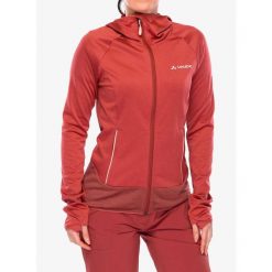 Bluza polarowa damska Vaude Tekoa Fleece Jacket II. Czerwone bluzy z kapturem damskie Vaude, xs, z polaru. Za 356.99 zł.