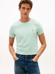 Tommy Hilfiger T-shirt Mężczyźni Dżersej zielony, XXL. Zielone t-shirty męskie Tommy Hilfiger, m, bez wzorów, z dżerseju, bez kołnierzyka. Za 139.95 zł.