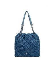 Tommy Hilfiger Torebka Th Feminine Tote Denim AW0AW18866 Niebieski. Niebieskie torebki klasyczne damskie Tommy Hilfiger, bez wzorów, z denimu, bez dodatków. Za 749.99 zł.