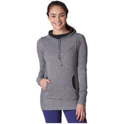 Prana Damska bluza sportowa Ember Czarna Góra (rozmiar M). Czarne bluzy bez kaptura damskie Prana, m. W wyprzedaży za 182.00 zł.