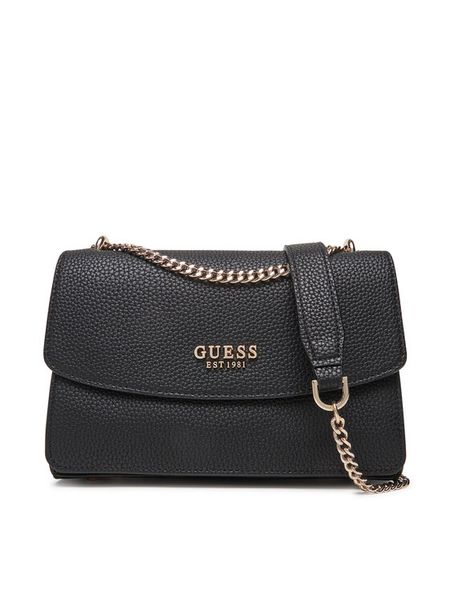 Guess Torebka Calista HWBG73 34210 Czarny. Czarne torebki klasyczne damskie Guess, z aplikacjami, ze skóry, bez dodatków. Za 549.99 zł.