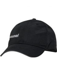 Czapka z daszkiem Hummel Basic Cap r. uniwersalny 089066. Czarne czapki męskie HUMMEL, bez wzorów, z materiału. Za 69.00 zł.