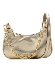 Michael Kors Torebka w kolorze złotym - 24 x 12 x 7 cm rozmiar: onesize. Żółte torebki klasyczne damskie Michael Kors, bez wzorów, z materiału, bez dodatków. Za 658.88 zł.