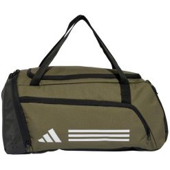 Torba adidas Essentials 3-Stripes Duffel S. Zielone torebki klasyczne damskie Adidas, bez wzorów, bez dodatków. Za 128.00 zł.