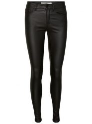 Vero Moda Spodnie "VMSEVEN" w kolorze czarnym rozmiar: XS/L30. Czarne spodnie materiałowe damskie Vero Moda, bez wzorów, z materiału, klasyczne. Za 96.60 zł.