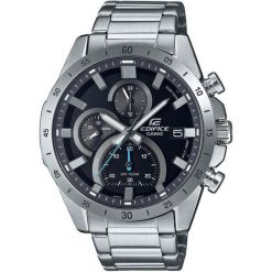 Zegarek męski Casio EFR-571D-1AVUEF, Quartz, 47mm, 10ATM. Czarne zegarki męskie Casio. Za 549.40 zł.