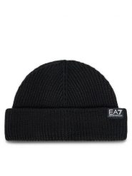 EA7 Emporio Armani Czapka 244667 4F200 00020 Czarny. Czarne czapki zimowe damskie EA7 Emporio Armani, z materiału. Za 239.99 zł.
